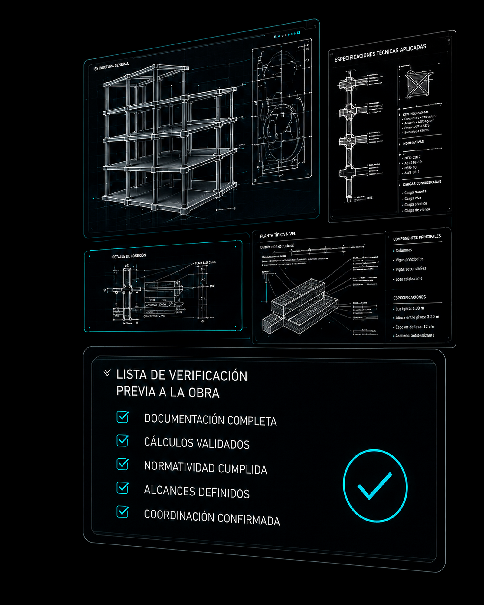 Elementos técnicos laterales