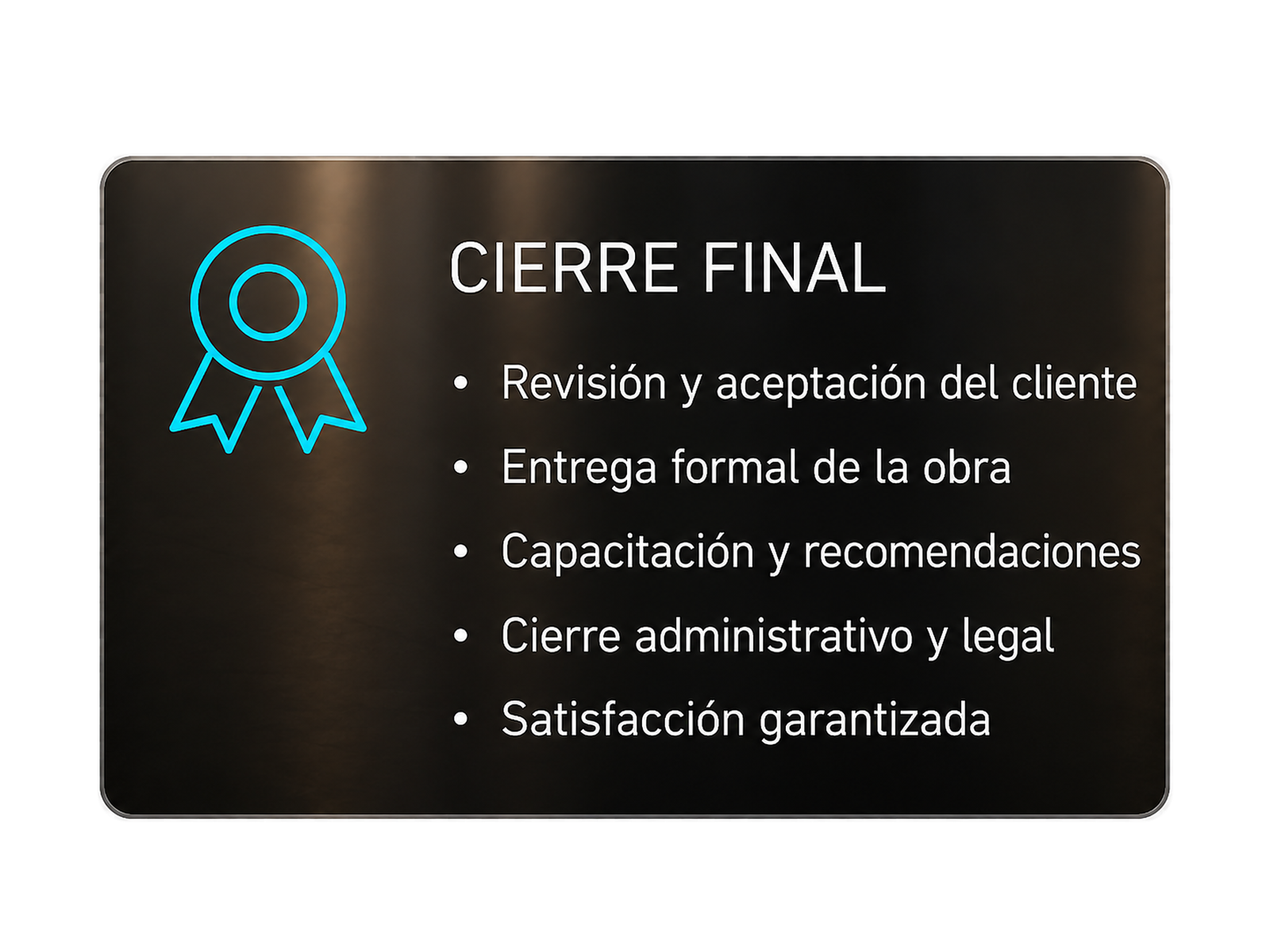 Cierre final