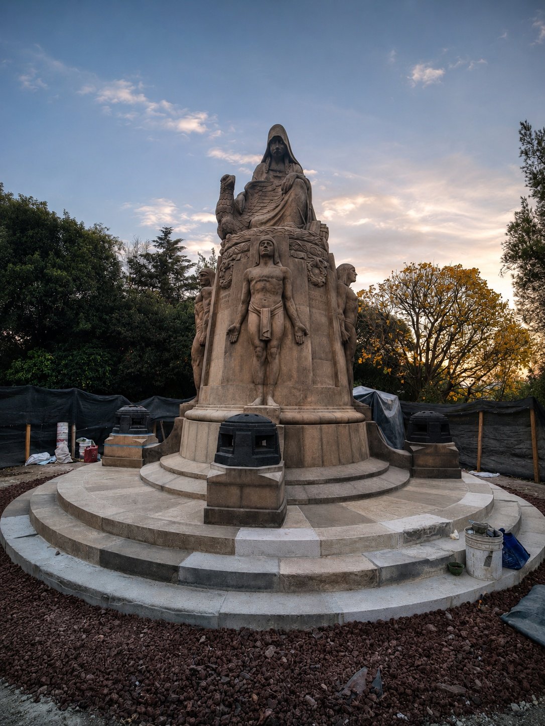 Portada de Restauración del monumento “La Patria es Grande a sus Hijos Caídos”