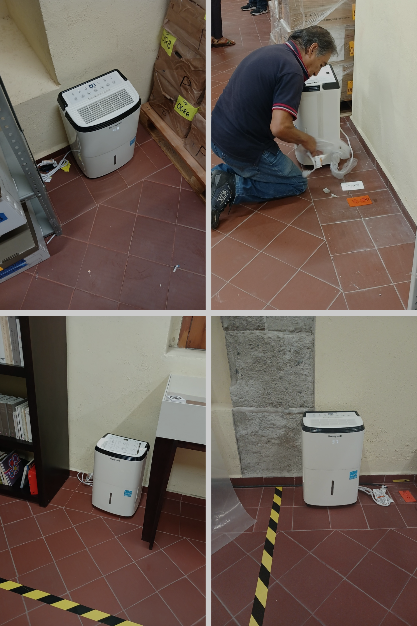 Suministro e instalación de deshumidificador