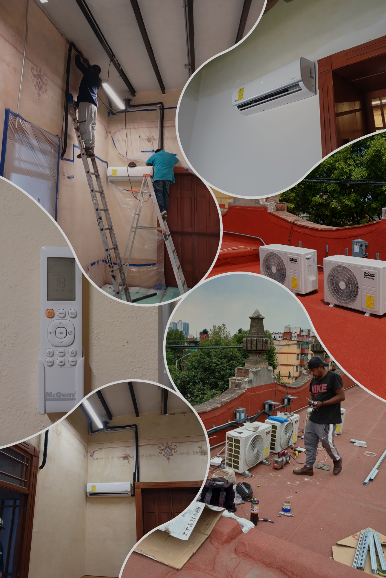 Suministro e instalación de condensadoras de minisplit